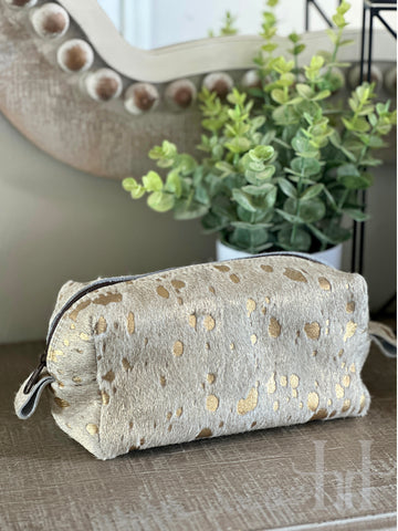 Cowhide Toiletry Bag