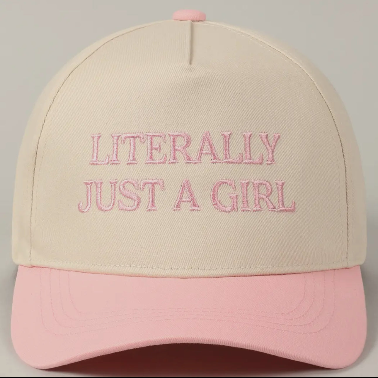 Literally Just A Girl Hat (Pink)